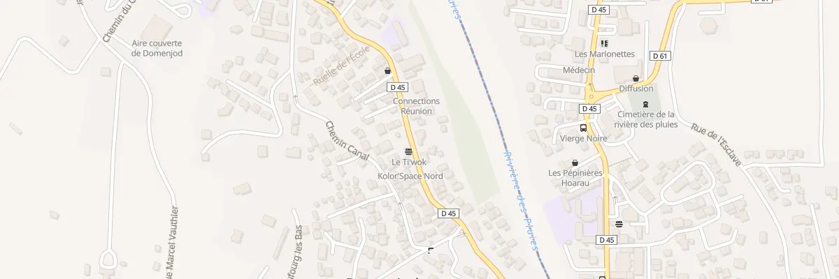Plan du 63 Rte de Domenjod à Saint-Denis