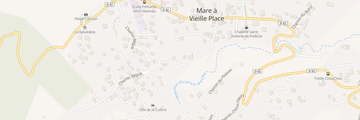 Plan du 27 Che Bègue à Salazie