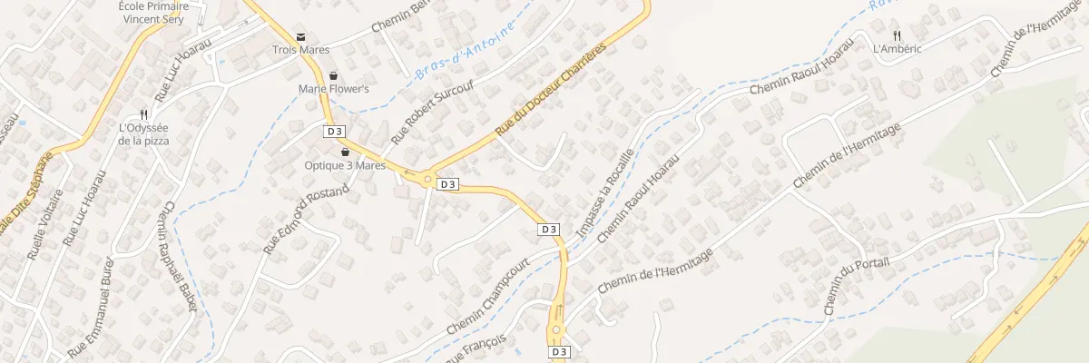 Plan du 10 Rue du Marechal Foch au Tampon