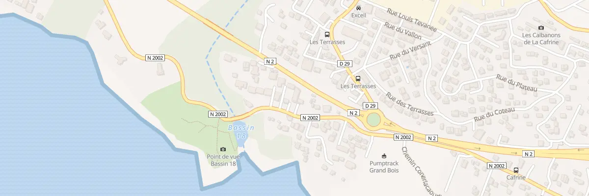 Plan du 17 Av du Général de Gaulle Rn2 à Saint-Pierre