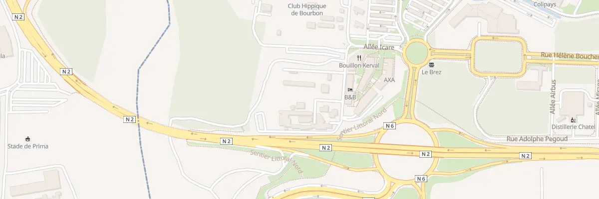 Plan du 5388 Av Roland Garros à Sainte-Marie