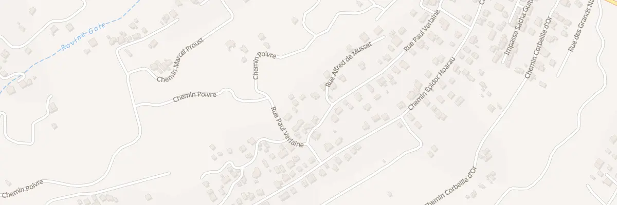 Plan du 3 Rue Alfred de Musset au Tampon