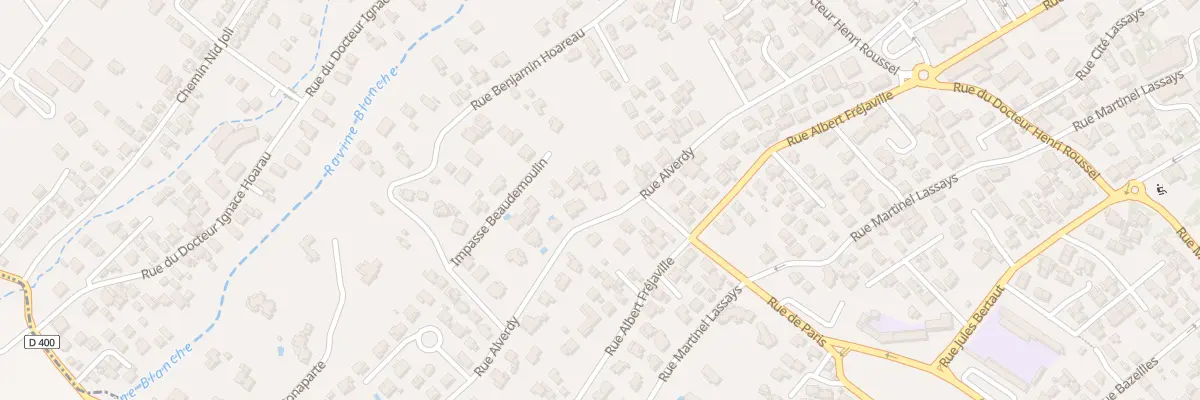 Plan du 43 Rue Alverdy au Tampon