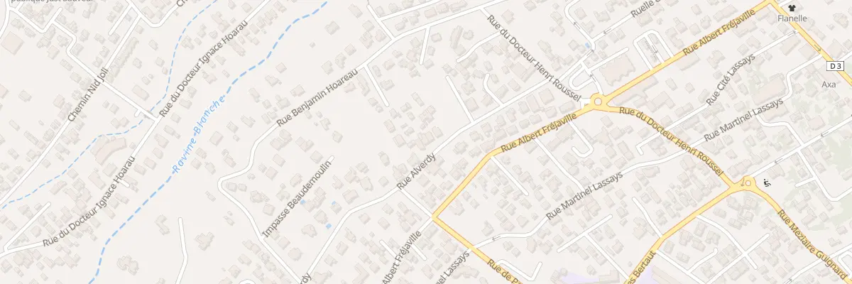 Plan du 59 Rue Alverdy au Tampon