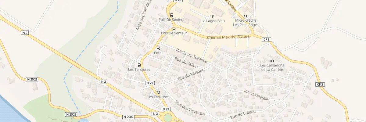 Plan du 39 Rue du Vallon à Saint-Pierre