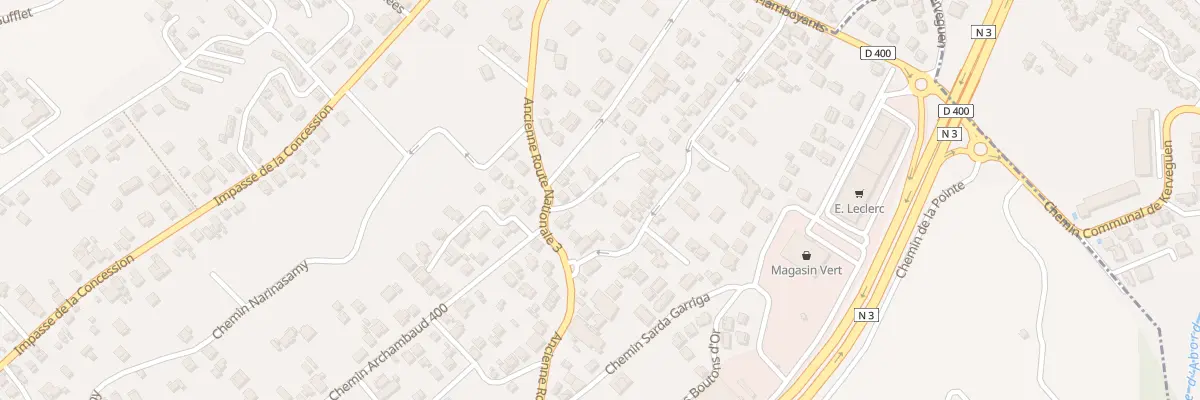 Plan du 6 Imp des Vavangues à Saint-Pierre