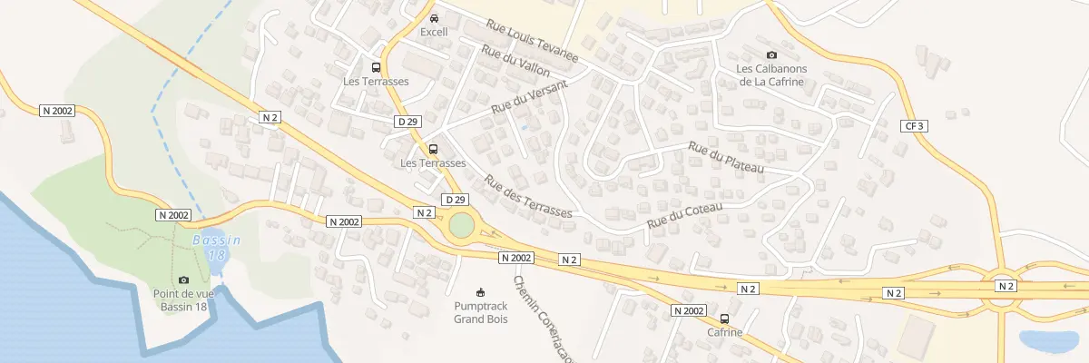 Plan du 10 Rue du Côteau à Saint-Pierre