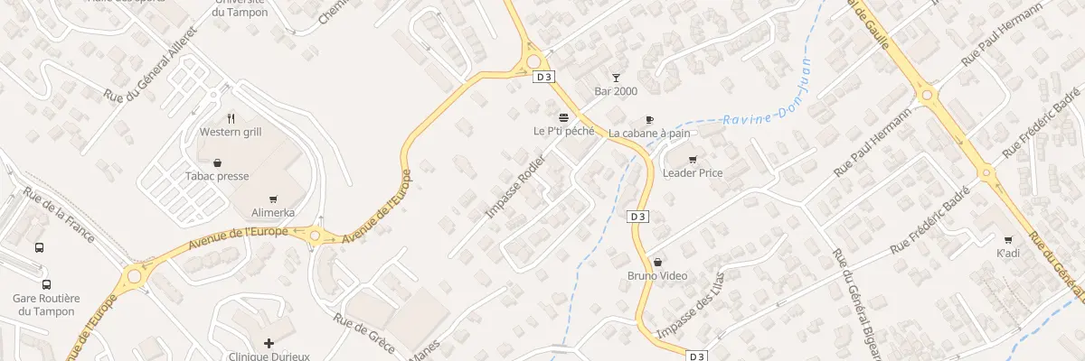 Plan du 46 Rue du Marechal Juin au Tampon