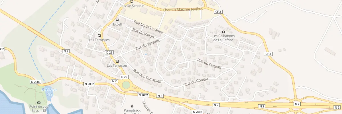Plan du 11 Rue de la Crete à Saint-Pierre
