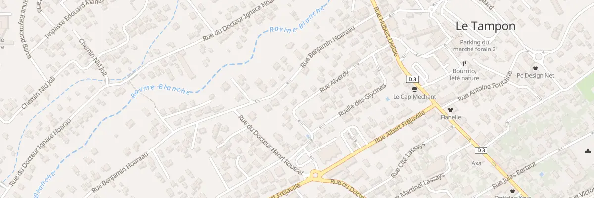 Plan du 99B Rue Alverdy au Tampon