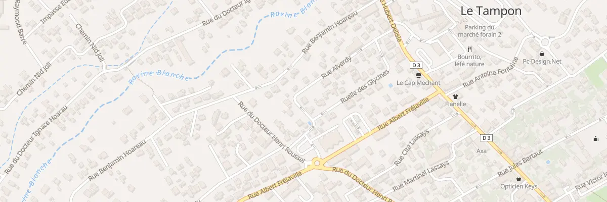 Plan du 80 Rue Alverdy au Tampon