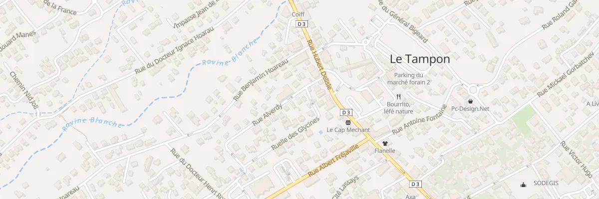 Plan du 96 Rue Alverdy au Tampon