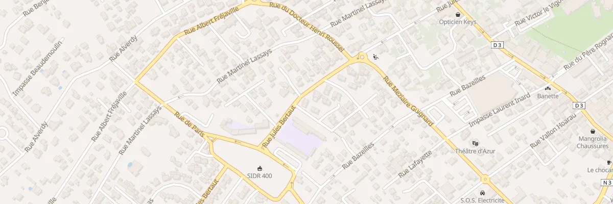 Plan du 78 Rue Jules Bertaut au Tampon
