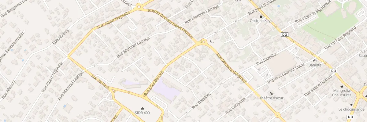 Plan du 86 Rue Jules Bertaut au Tampon