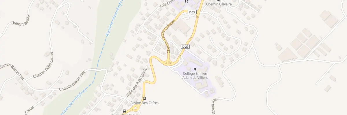 Plan du 10B Cd 29 Ravine des Cafres à Saint-Pierre