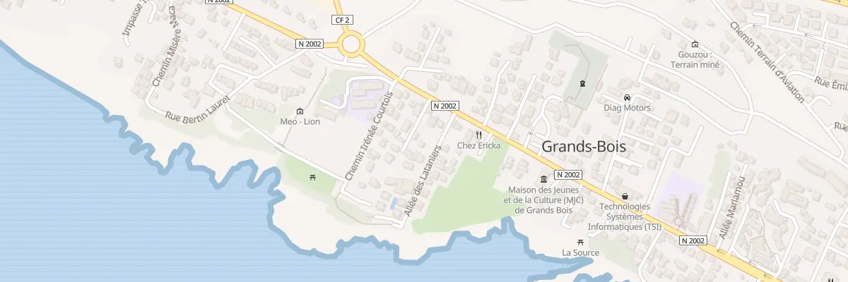Plan du 124 Av du Général de Gaulle Rn2 à Saint-Pierre