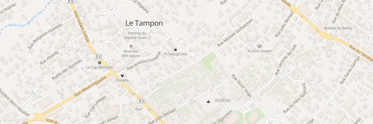 Plan du 1 Rue du General Bigeard au Tampon