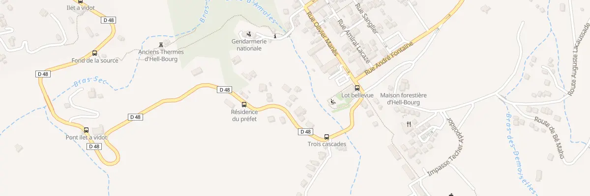 Plan du 22 Rte du Piton d’Anchaing à Salazie