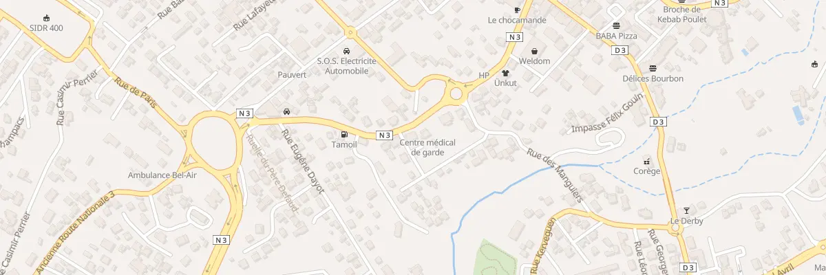 Plan du 34 Rue Marius et Ary Leblond au Tampon