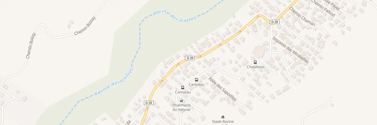 Plan du 30 Che Calvaire à Saint-Pierre