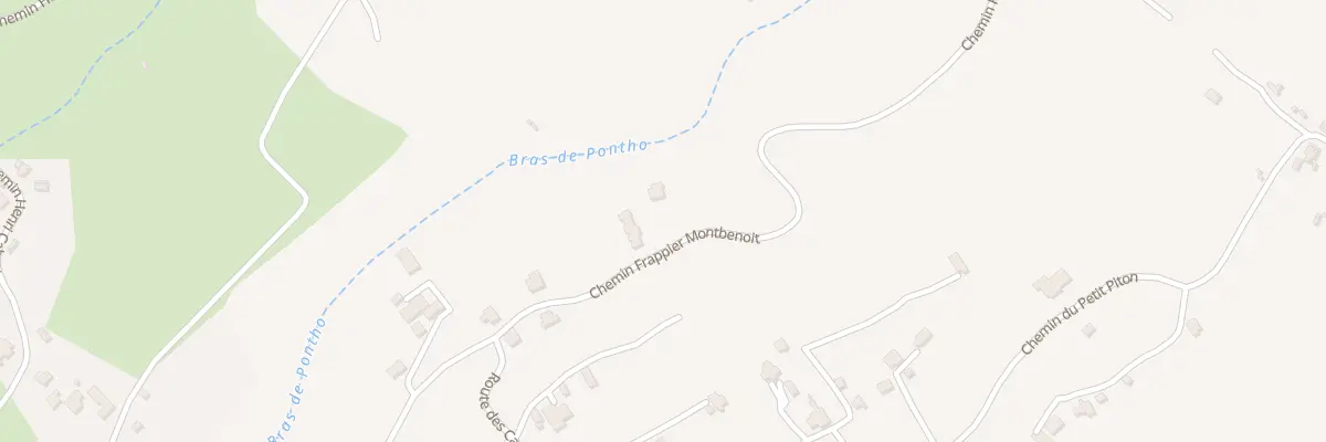 Plan du 21 Che Frappier de Montbenoit au Tampon