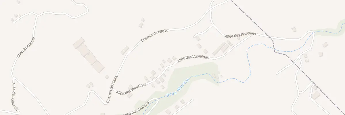 Plan du 10 All des Verveines à Saint-Pierre