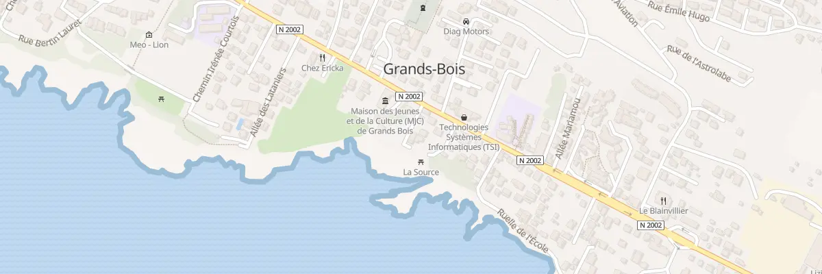 Plan du 158B Av du Général de Gaulle Rn2 à Saint-Pierre