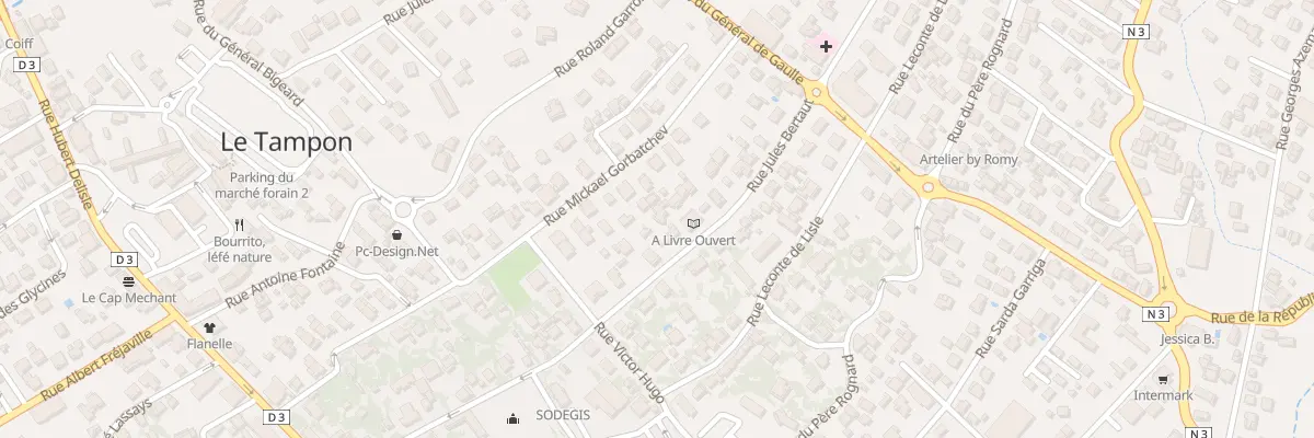 Plan du 279B Rue Jules Bertaut au Tampon