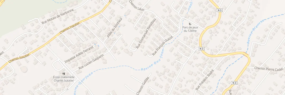 Plan du 13 Rue Emmanuel Nassibou au Tampon