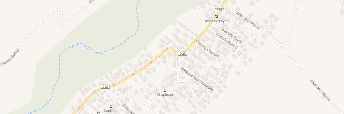 Plan du 56 Che Calvaire à Saint-Pierre