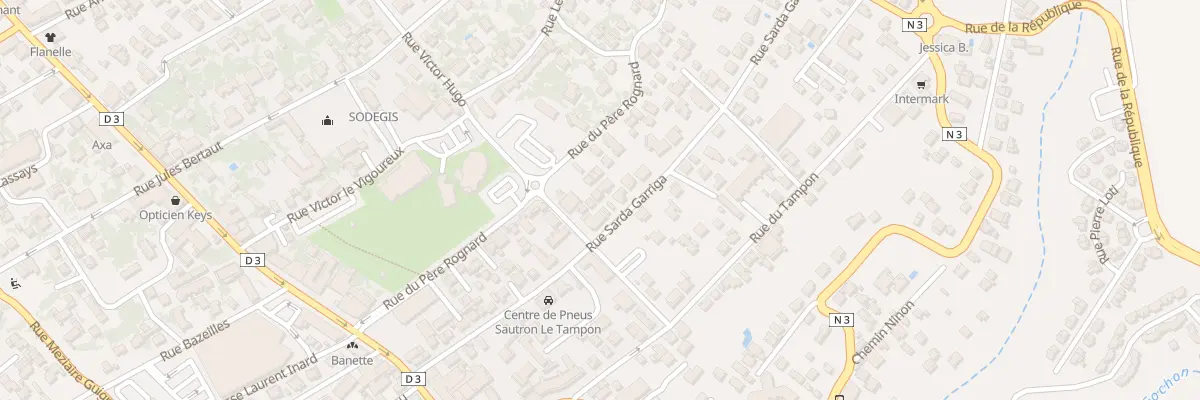 Plan du 39 Rue Sarda Garriga au Tampon