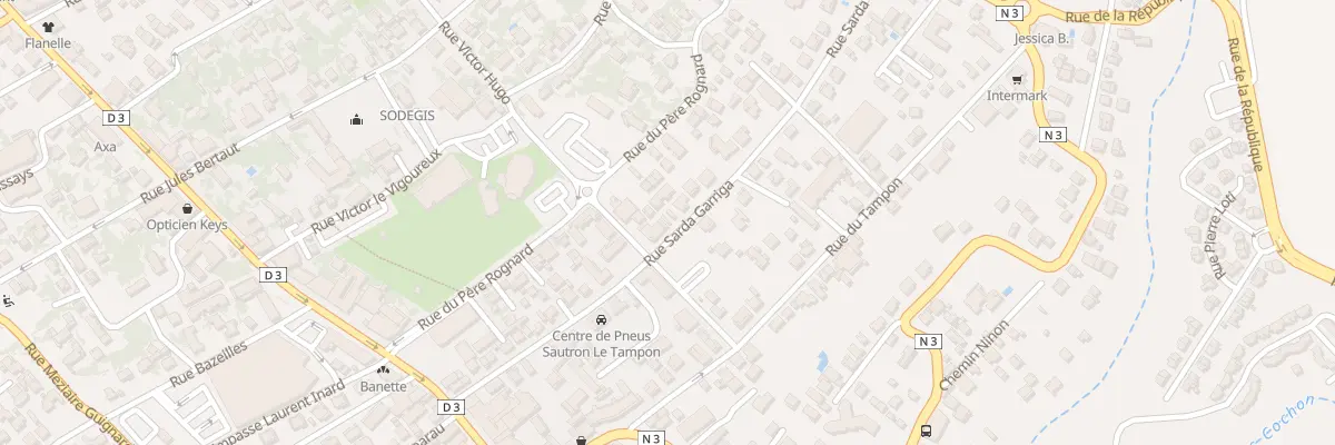 Plan du 9009 Rue Sarda Garriga au Tampon