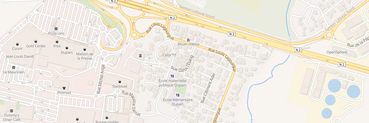Plan du 7 Rue Gillot l’Etang à Sainte-Marie