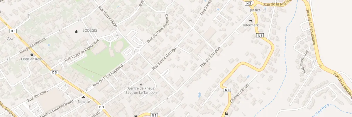 Plan du 50 Rue Sarda Garriga au Tampon