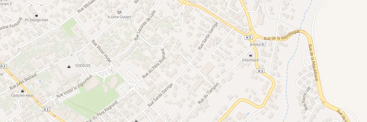 Plan du 59 Rue Sarda Garriga au Tampon