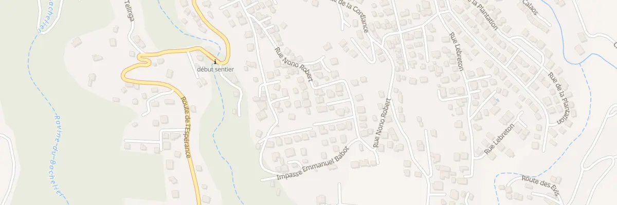 Plan du 58B Rue Nono Robert à Sainte-Marie