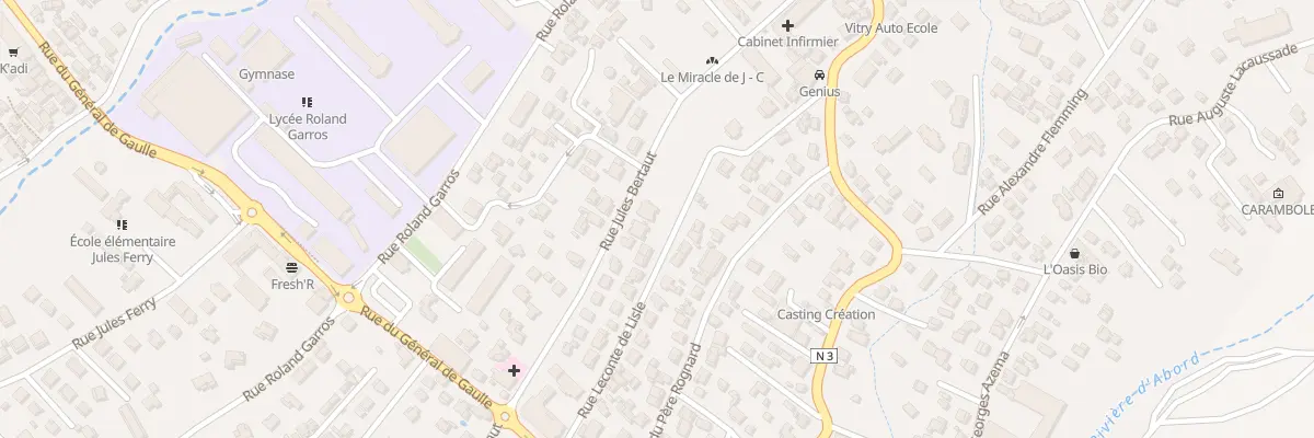 Plan du 200 Rue Jules Bertaut au Tampon