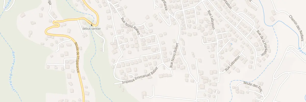 Plan du 74 Rue Nono Robert à Sainte-Marie