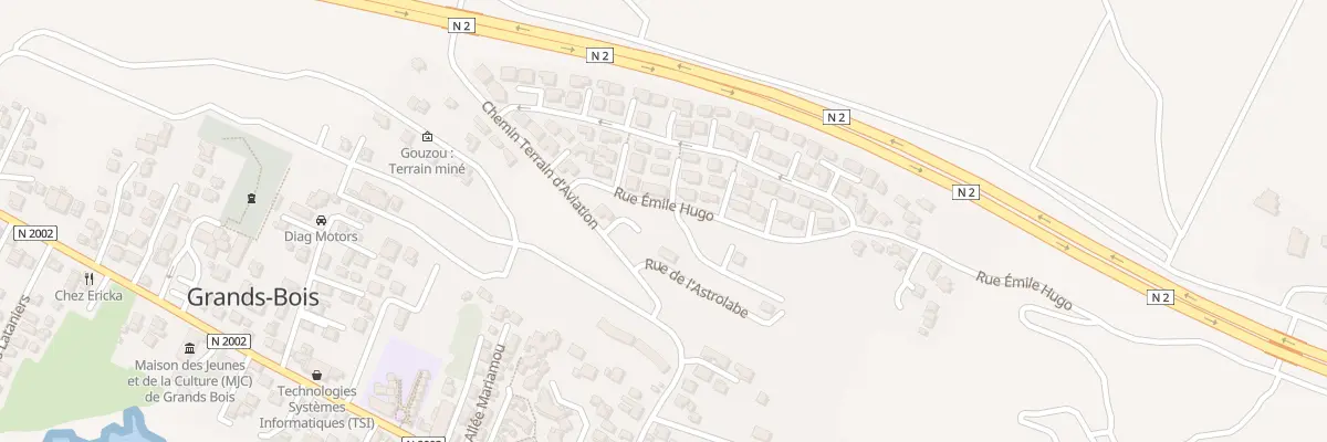 Plan du 2 Rue de l’Alidade à Saint-Pierre