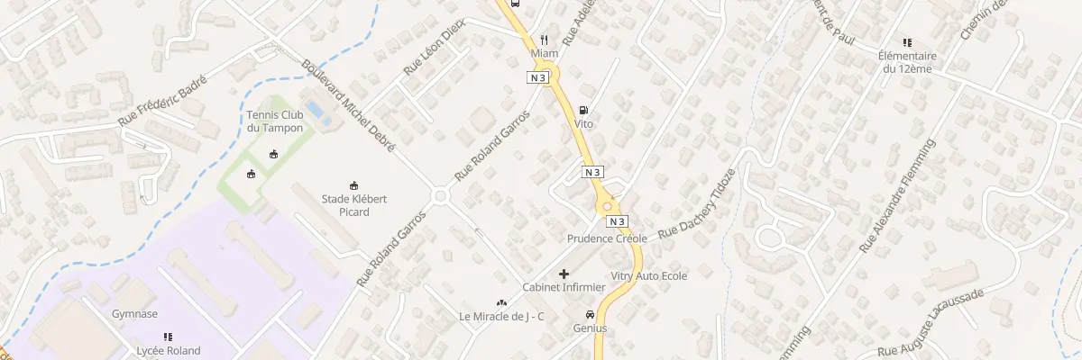 Plan du 263 Rue Marius et Ary Leblond au Tampon