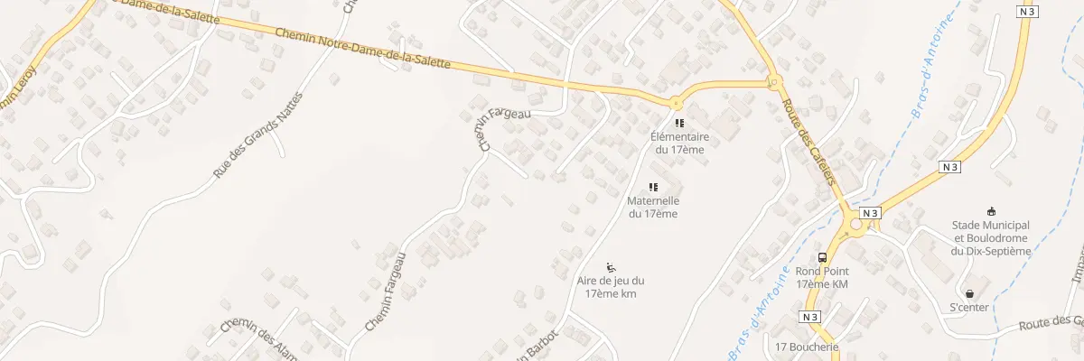 Plan du 342B Che Farjeau au Tampon