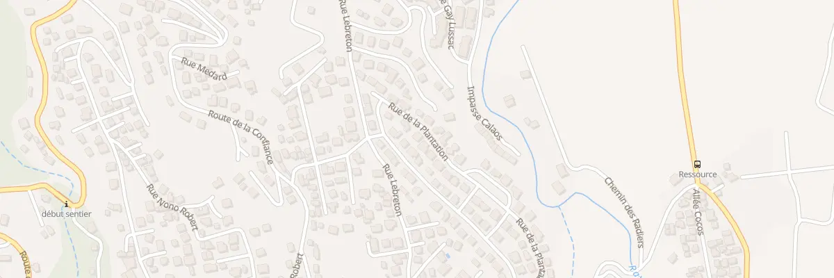 Plan du 59 Rue de la Plantation à Sainte-Marie