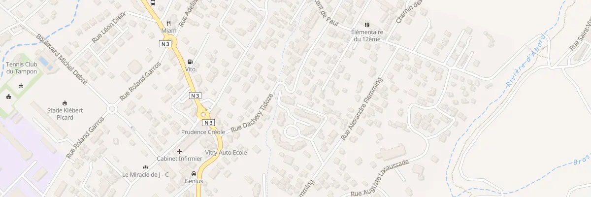 Plan du 35C Rue Alexander Fleming au Tampon
