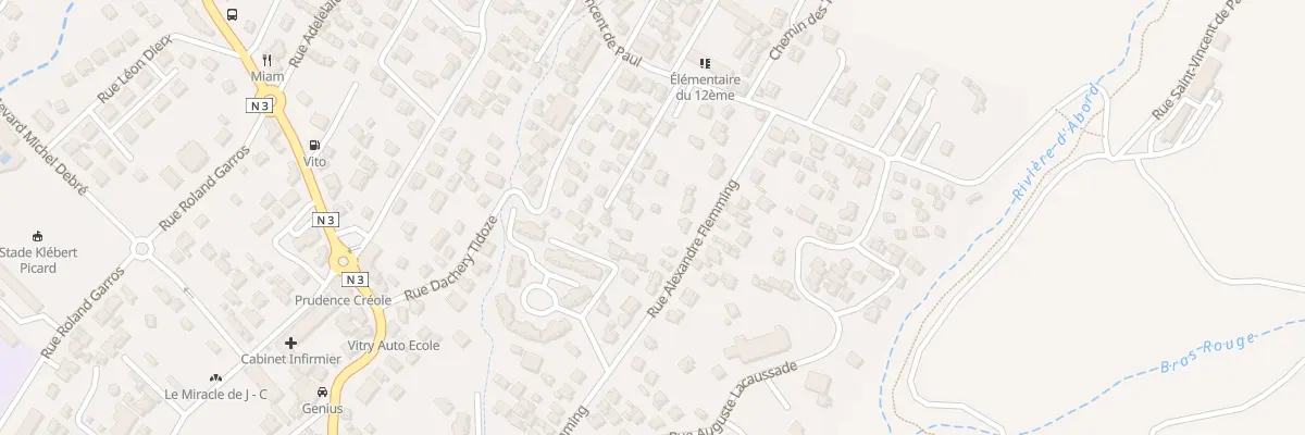 Plan du 69B Rue Alexander Fleming au Tampon