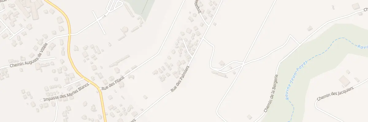Plan du 43 Rue des Palmiers au Tampon