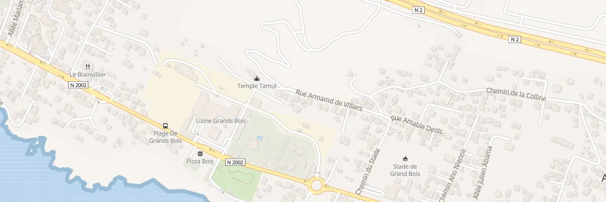 Plan du 50 Rue Armand Adam de Villiers à Saint-Pierre