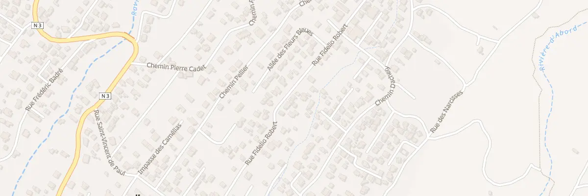Plan du 42A Rue Fidelio Robert au Tampon