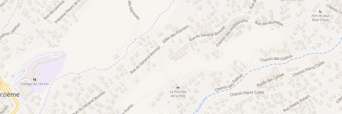 Plan du 80A Rue du Général Bonnier au Tampon