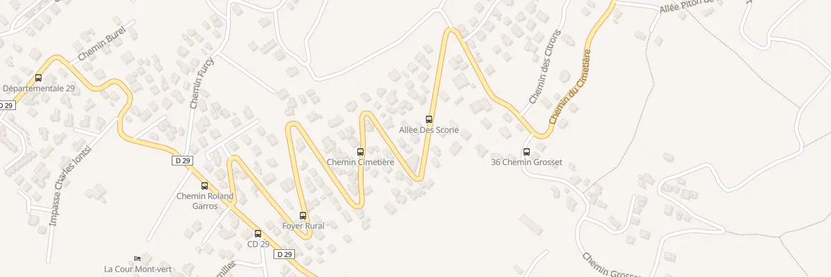 Plan du 141 Che du Cimetiére à Saint-Pierre