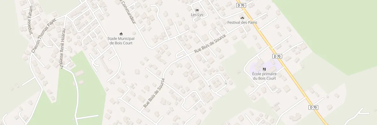 Plan du 38 Rue Bois de Source au Tampon